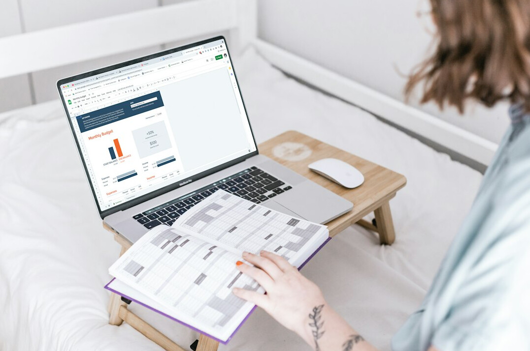 person planning finances